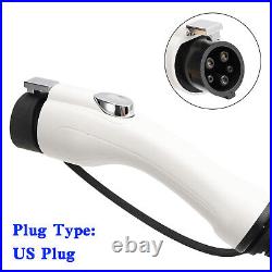 32A 240V EV Charging Cable J1772 US Plug Electric Car Charger 25FT