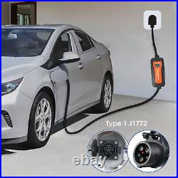 32A EV Charger Level 2 EV Charging Cable Compatible With J1772 Electric Cars US