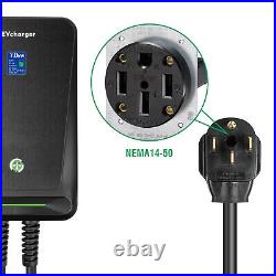 32A Level 2 EV Charging Station Electric Car Charger Cable Type1 PLUG J1772 EVSE