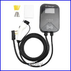 32A Wallbox Electric Vehicle Charger Car EV Charging Station J1772 7.6KW 20 FT T