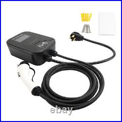 32A Wallbox Electric Vehicle Charger Car EV Charging Station J1772 7.6KW 20FT T7