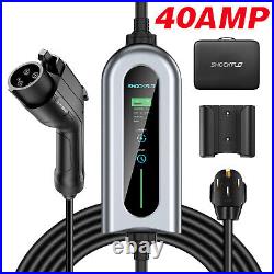 40A Electric Vehicle Charger EV Car Charging Cable Cord 240V J1772 14-50 level 2