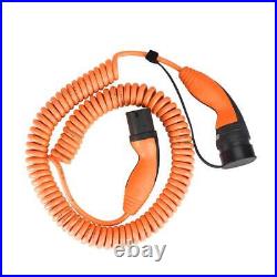 5 Meter Lapp Spiral Electric Car Charging Cable Type 2 20 A 3 Phase To 11 Kw