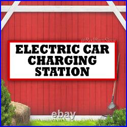 Electric Car Charging Station Indoor Outdoor Vinyl Banner Design
