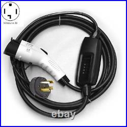 Electric Vehicle Charger EVSE 240v Level 2 Car NEMA 14-30P To J1772 Duosida