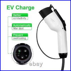Level 1-2 EV Charger 240V NEMA 6-20 16A EVSE 23FT Electric car charging cable