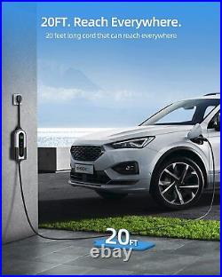 Level 2 Electric Vehicle Charger 32A EV Car Charging J1772 Cable Cord 240V 14-50