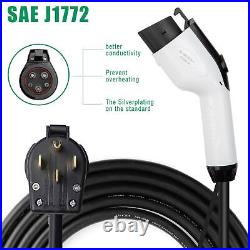 PFCTART Level 2 Fast EV Charger 32A NEMA 14-20 23 ft Electric Car Charging Cable