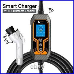Smart EV Charger Wifi & Bluetooth 7KW 32A GB/T Portable Electric Car Charging 5m