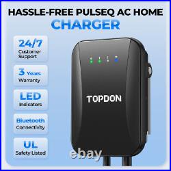 TOPDON EV Charger 40Amp 240V Smart Level 2 Home Electric Car Charging Station