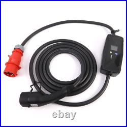 Type 2 Charging Cable for Electric Car Charger Plug 480 V 32A 3 Phases 22 Kw