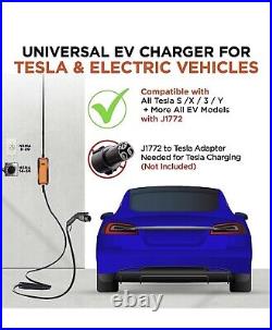 Voltre M2 Level 1 & 2 EV Charger for Tesla EVs 25 Ft Adj. 8-32A 100-240V OPEN BOX