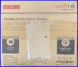 Voltre M2 Level 1 & 2 EV Charger for Tesla EVs 25 Ft Adj. 8-32A 100-240V OPEN BOX